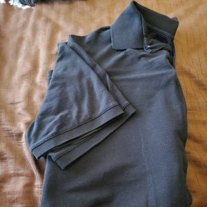Mens black polo